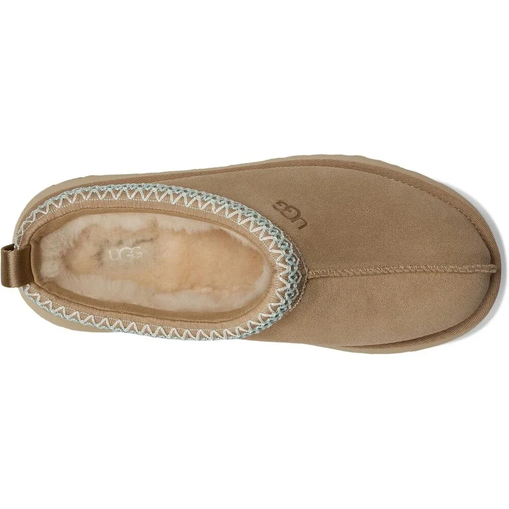 UGG Tazz II 1174471-SAN Slippers Women's 7 Sand Suede Round Toe Platform RHS7243 - Picture 9 of 12